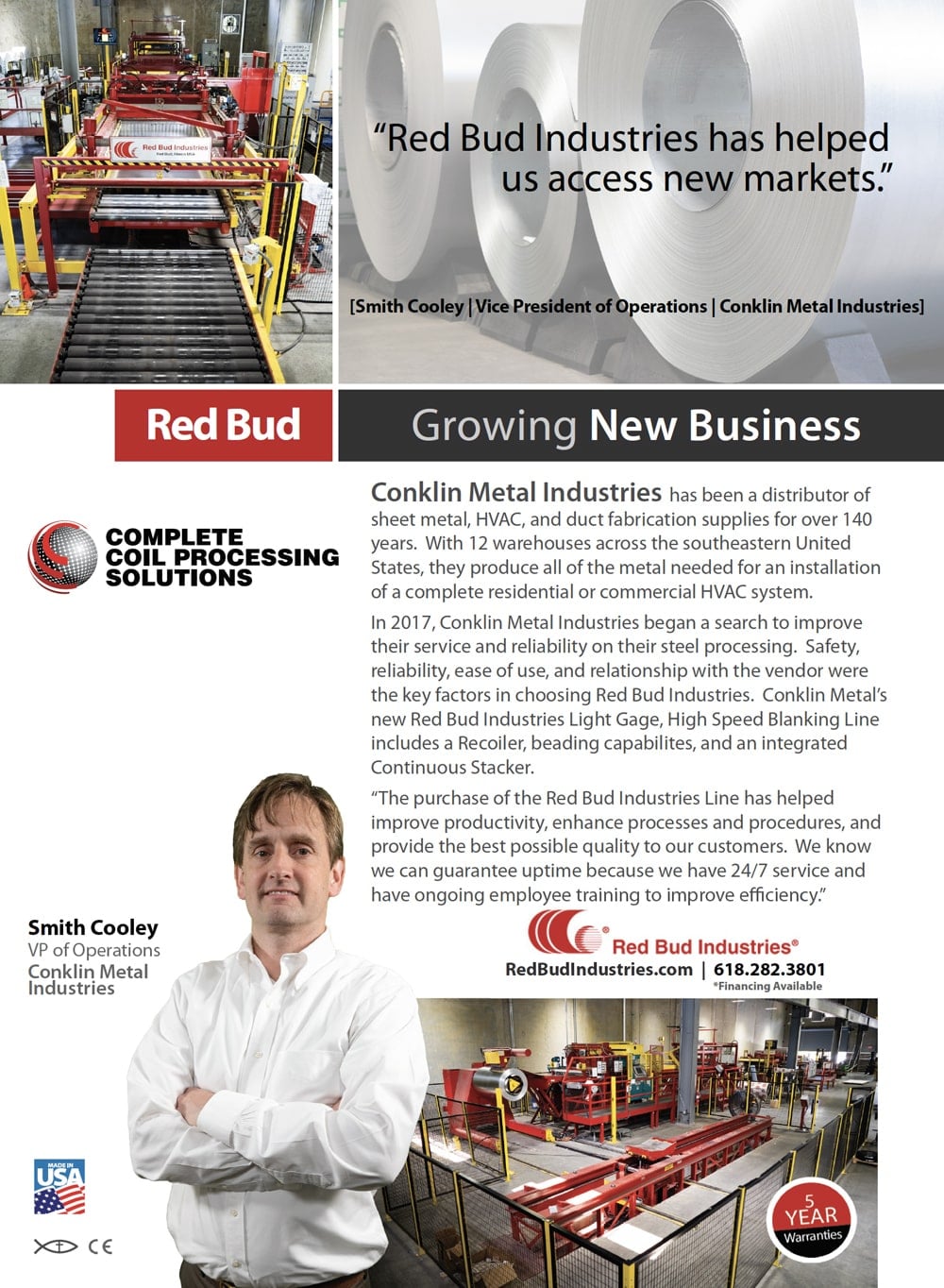 Modern Metals Advertisement: Red Bud Industries