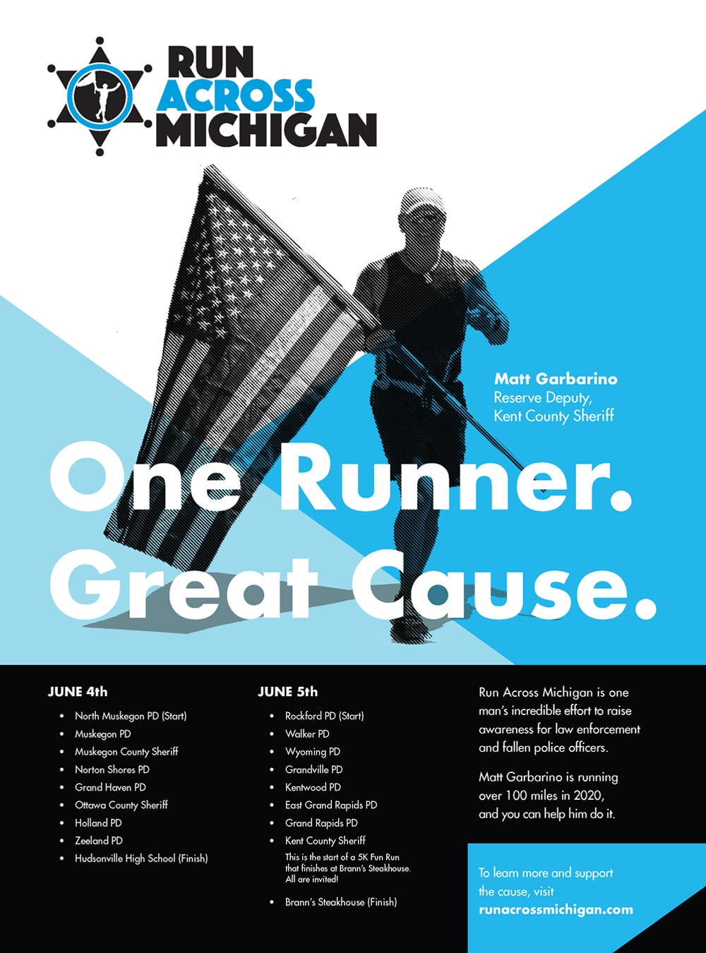 FF Journal Advertisement: Run Across Michigan
