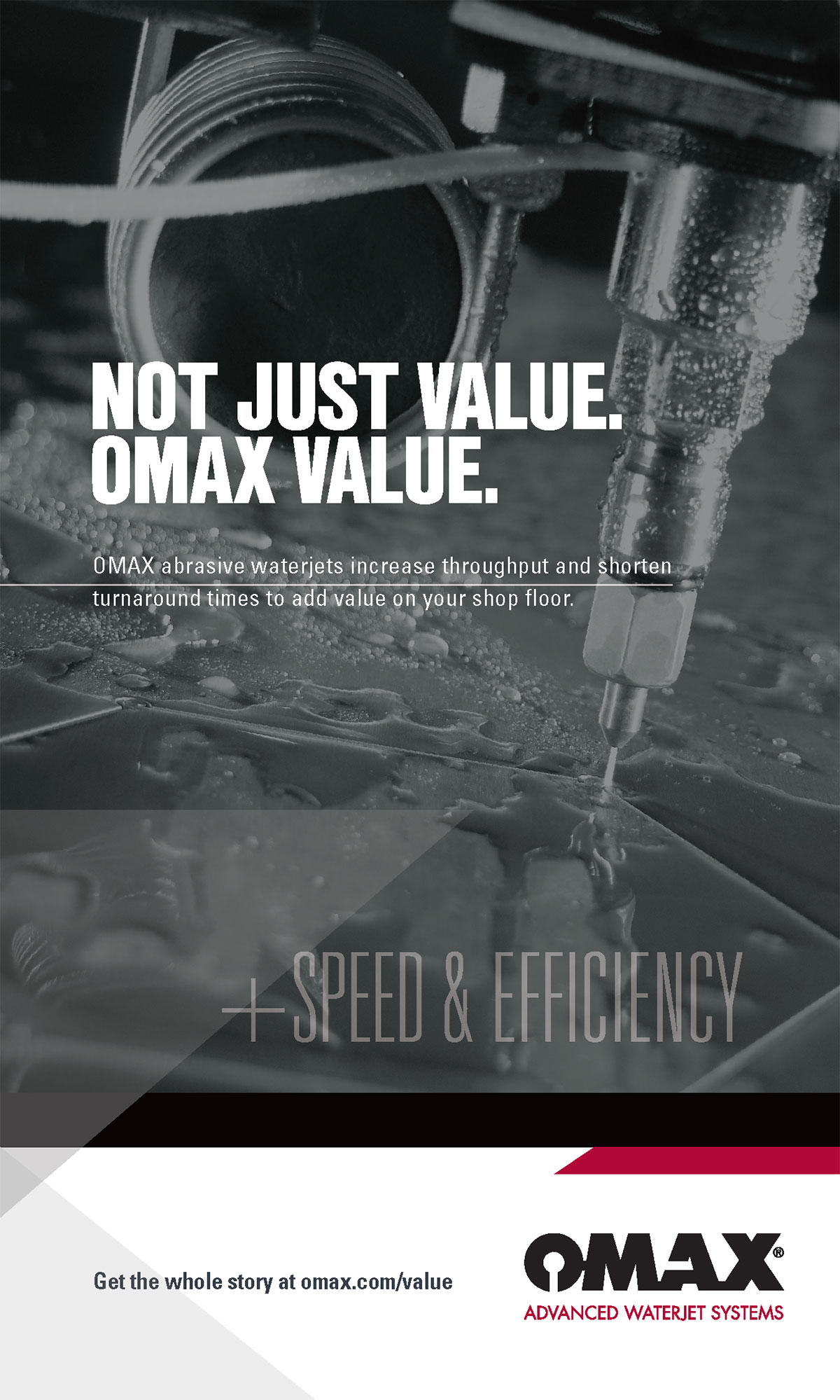 Omax Advanced Waterjet Systems Advertisement