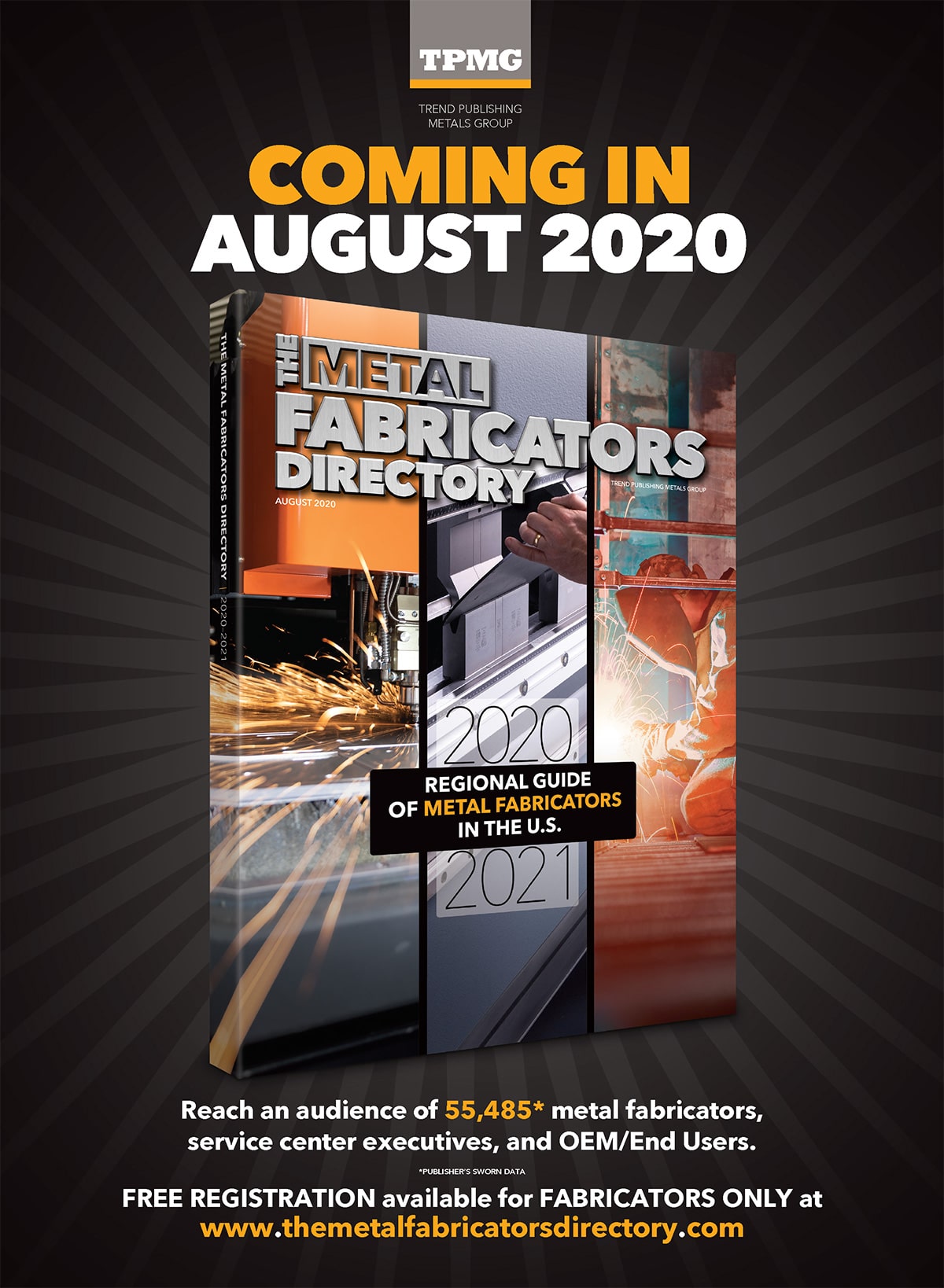 TPMG "The Metal Fabricators Directory" Book Advertisement
