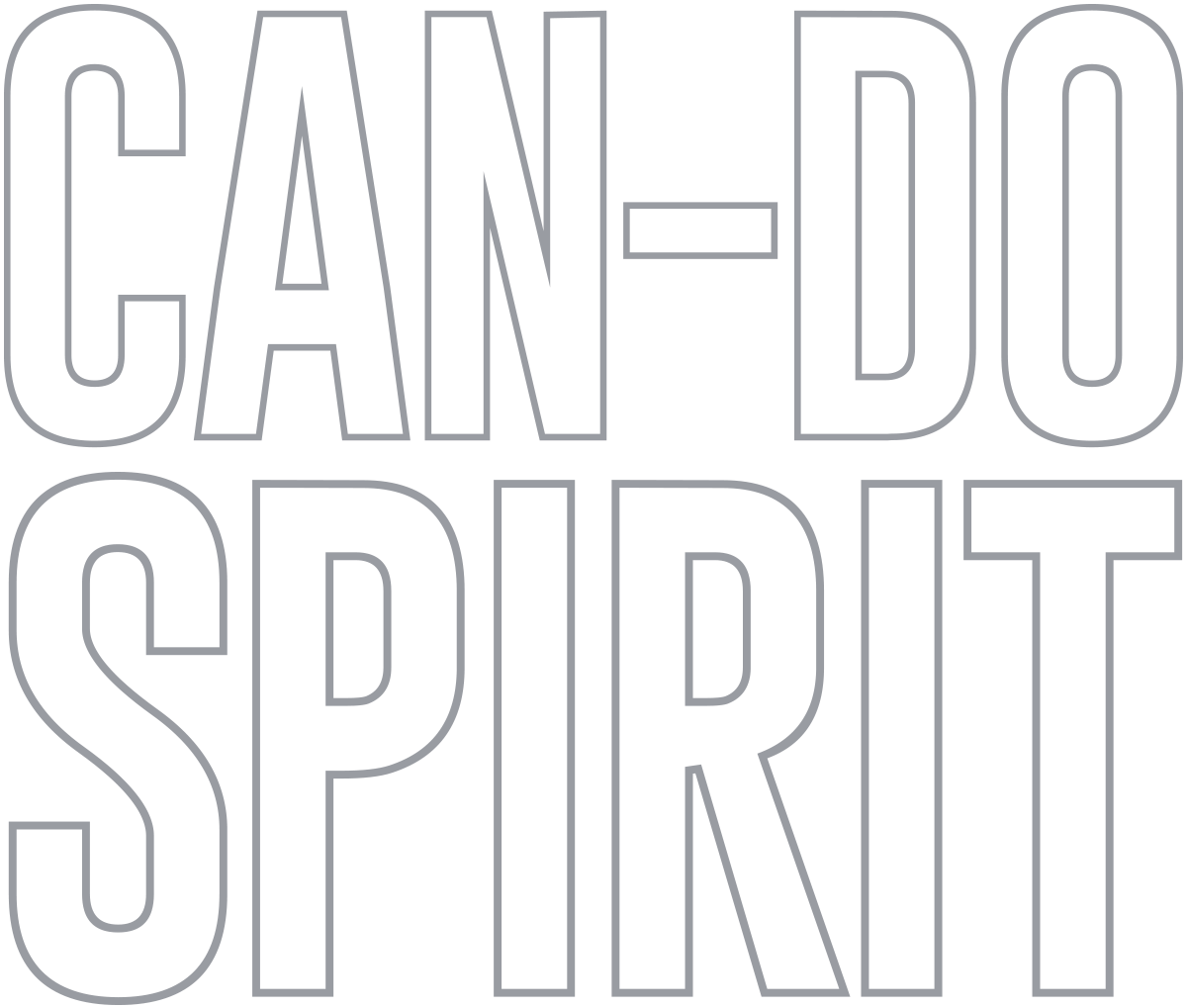 Can-Do Spirit