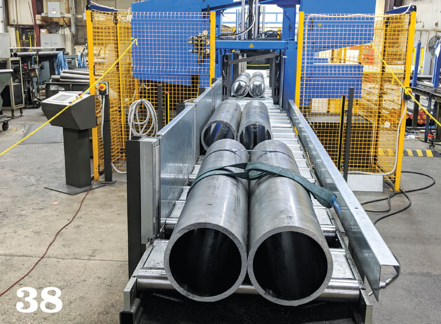 High-volume cutting operation relies on custom equipment to manage multiple setups