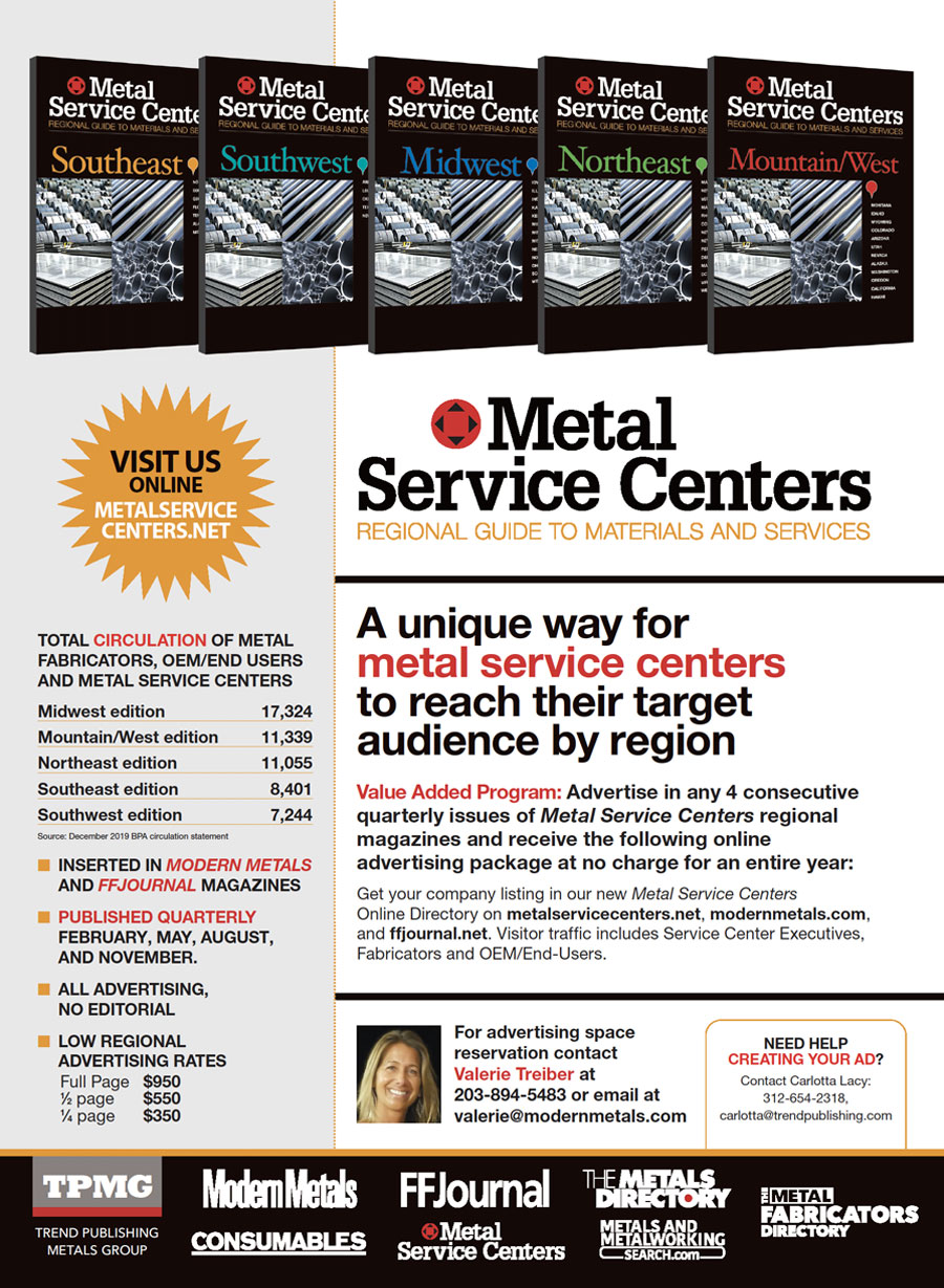 The Metal Fabricators Directory Advertisement 