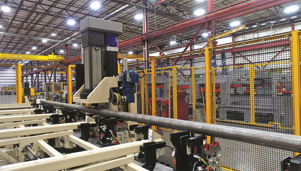 Tube and bar straightening system incorporates AI
