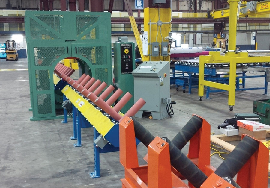 Material Handling: Canrack Metal Center Systems