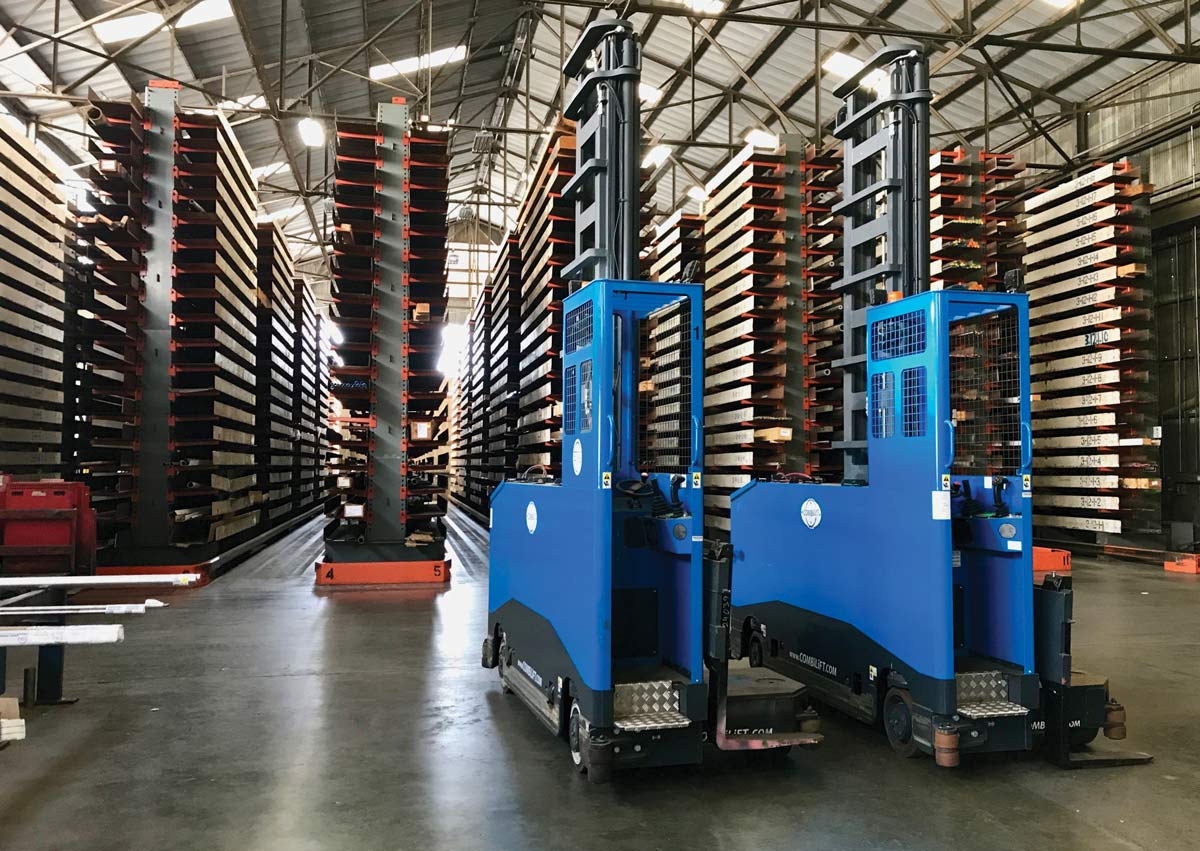 blue Forklifts