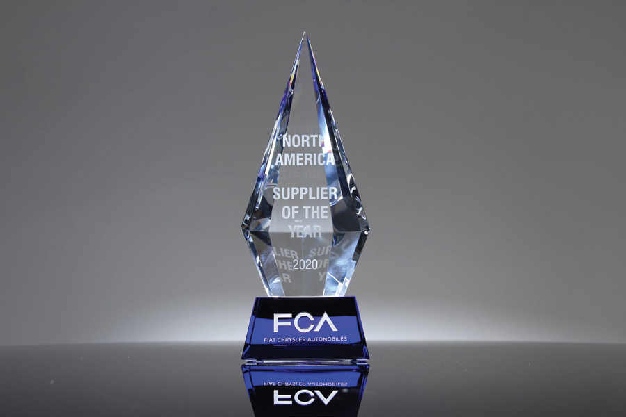 Image of supplier of the year award