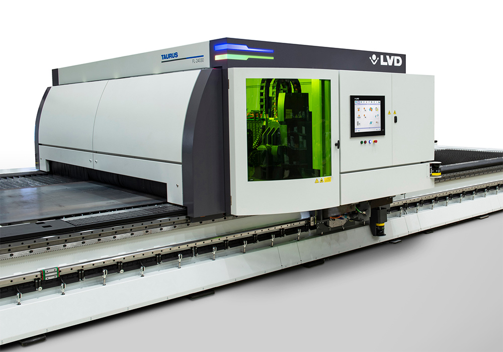 The Taurus FL is a new large-format, gantry-style fiber laser cutting machine