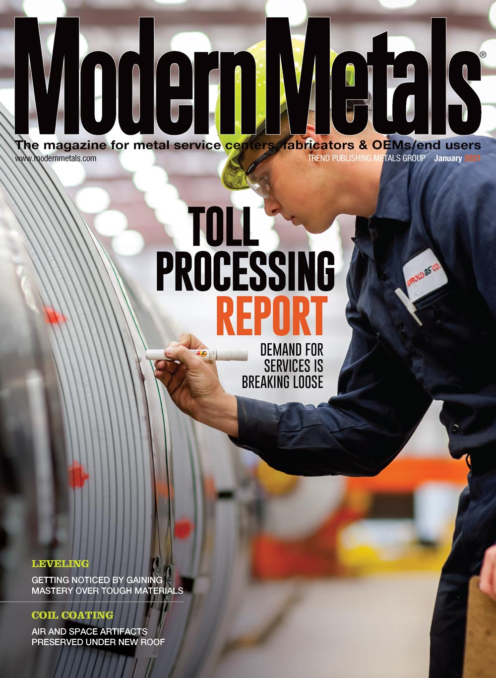 Modern Metals January 2021 Cover