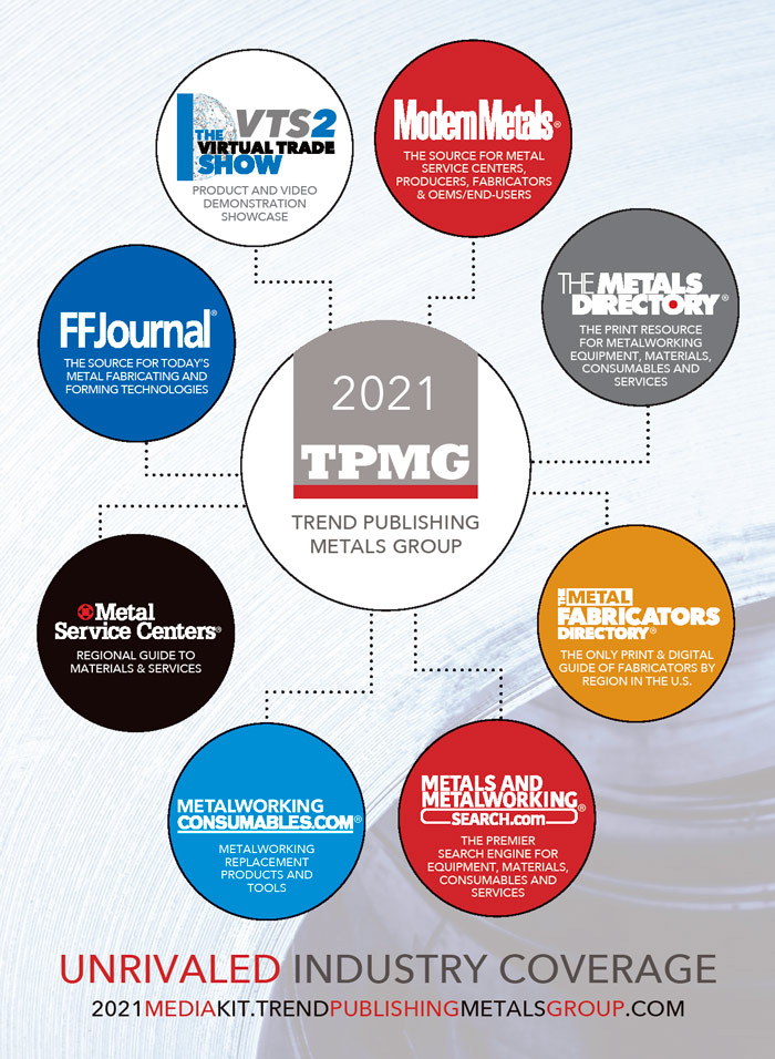 2021 Trend Publishing Metals Group Advertisement