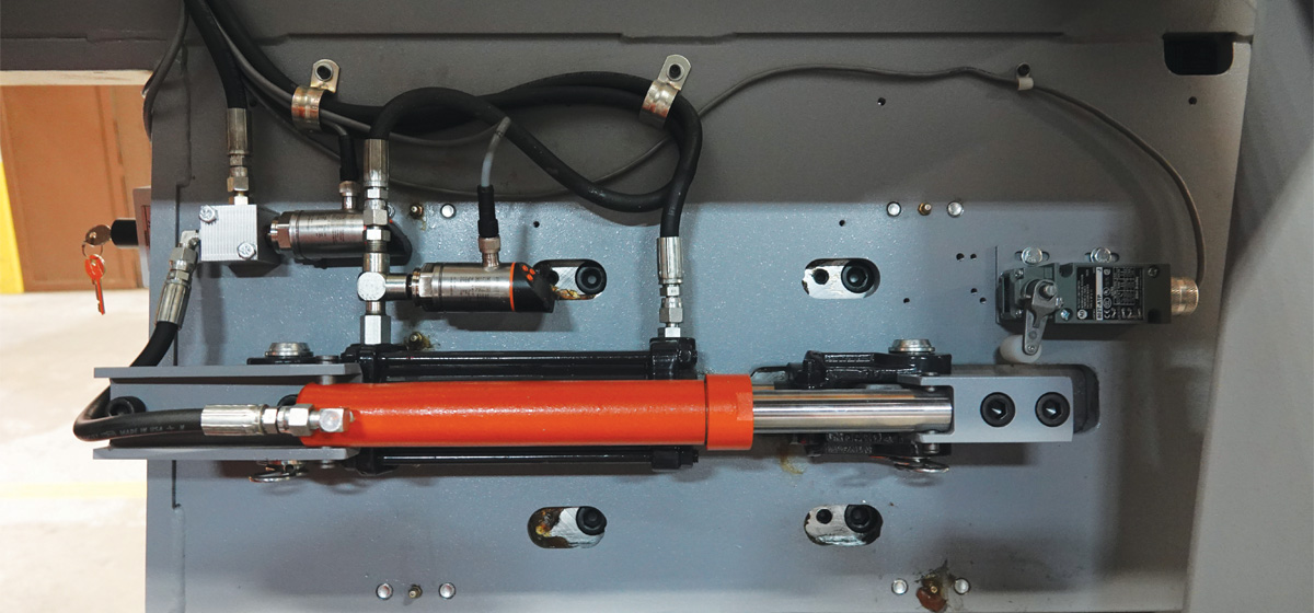 view of Cut Watcher's tension cylinder