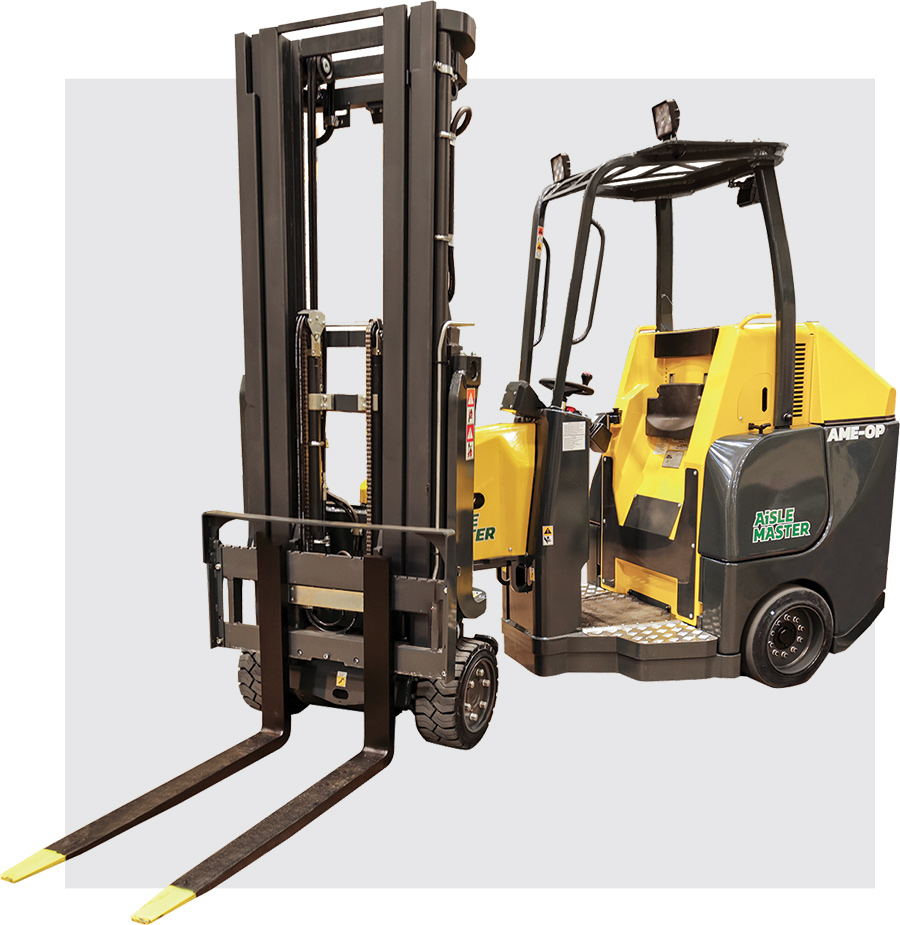 yellow and black forklift