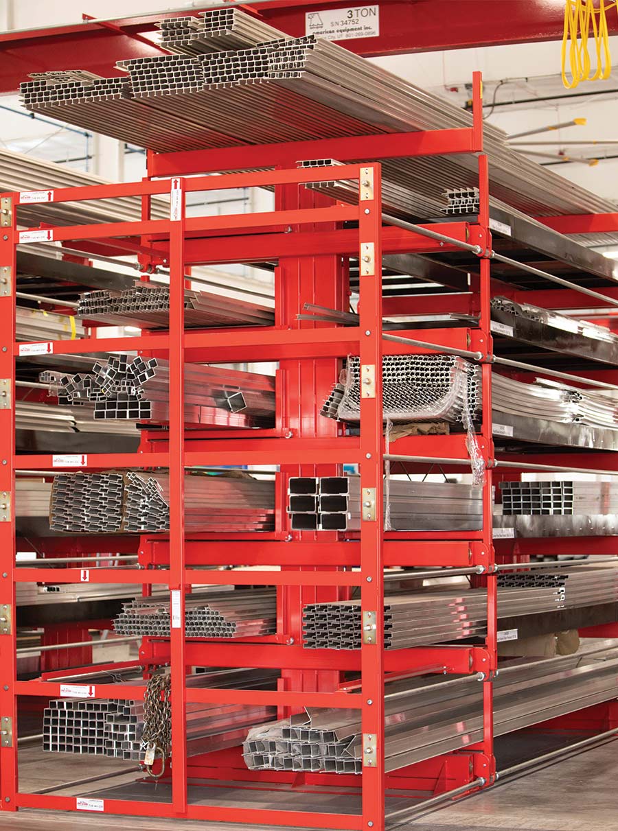 SpaceSaver racks increasing storage and production capacity by as much as five times
