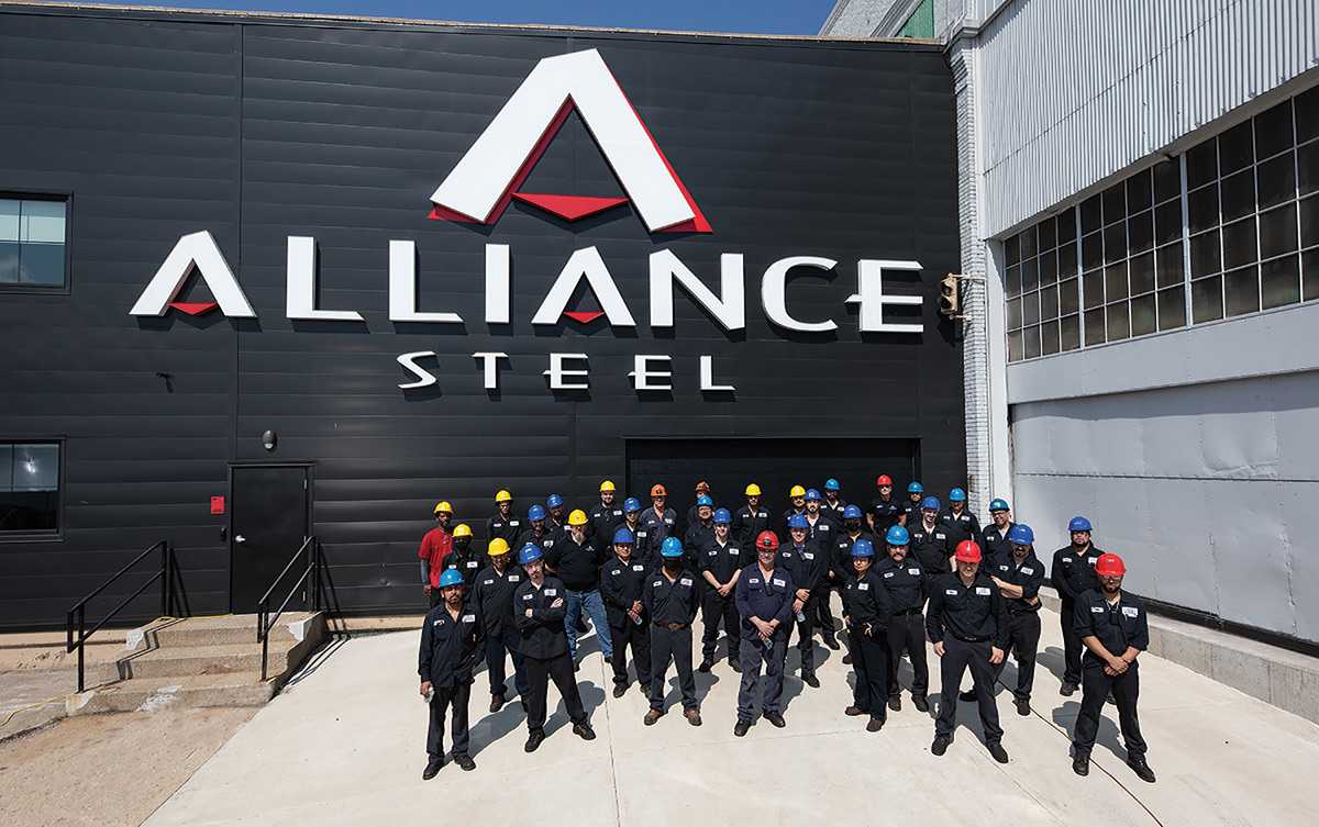 Alliance Steel company workers