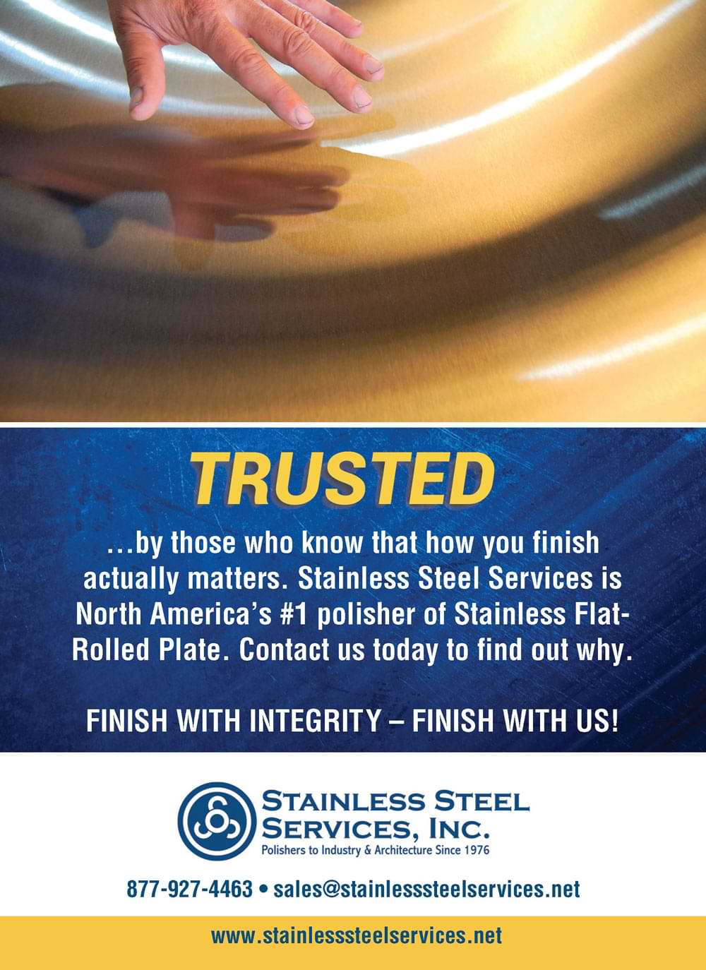 Stainless Steel Services Advertisement