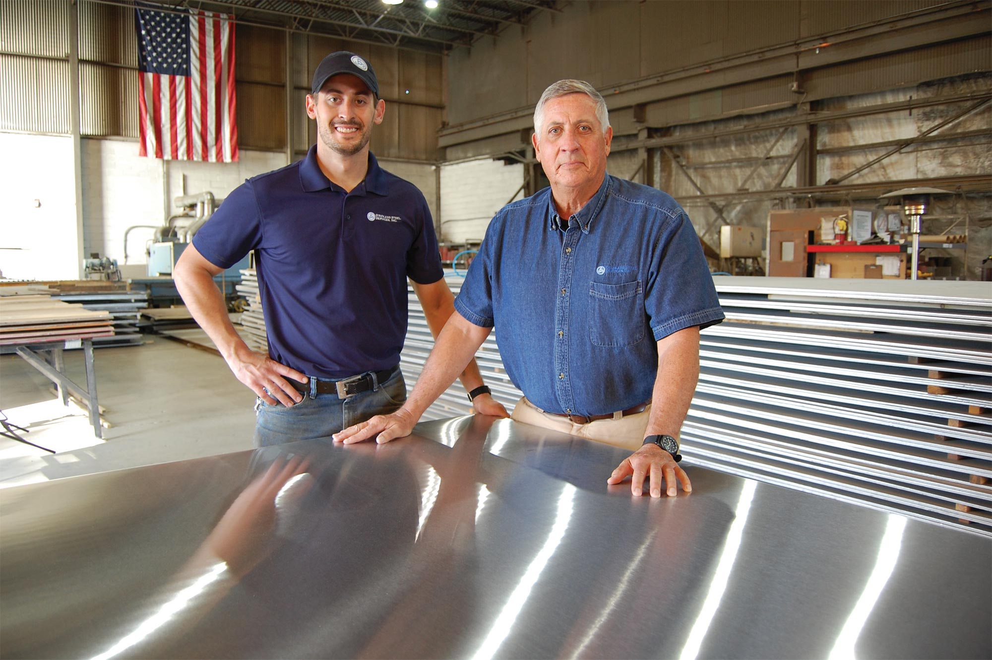 Rick Stewart and his team at Stainless Steel Services