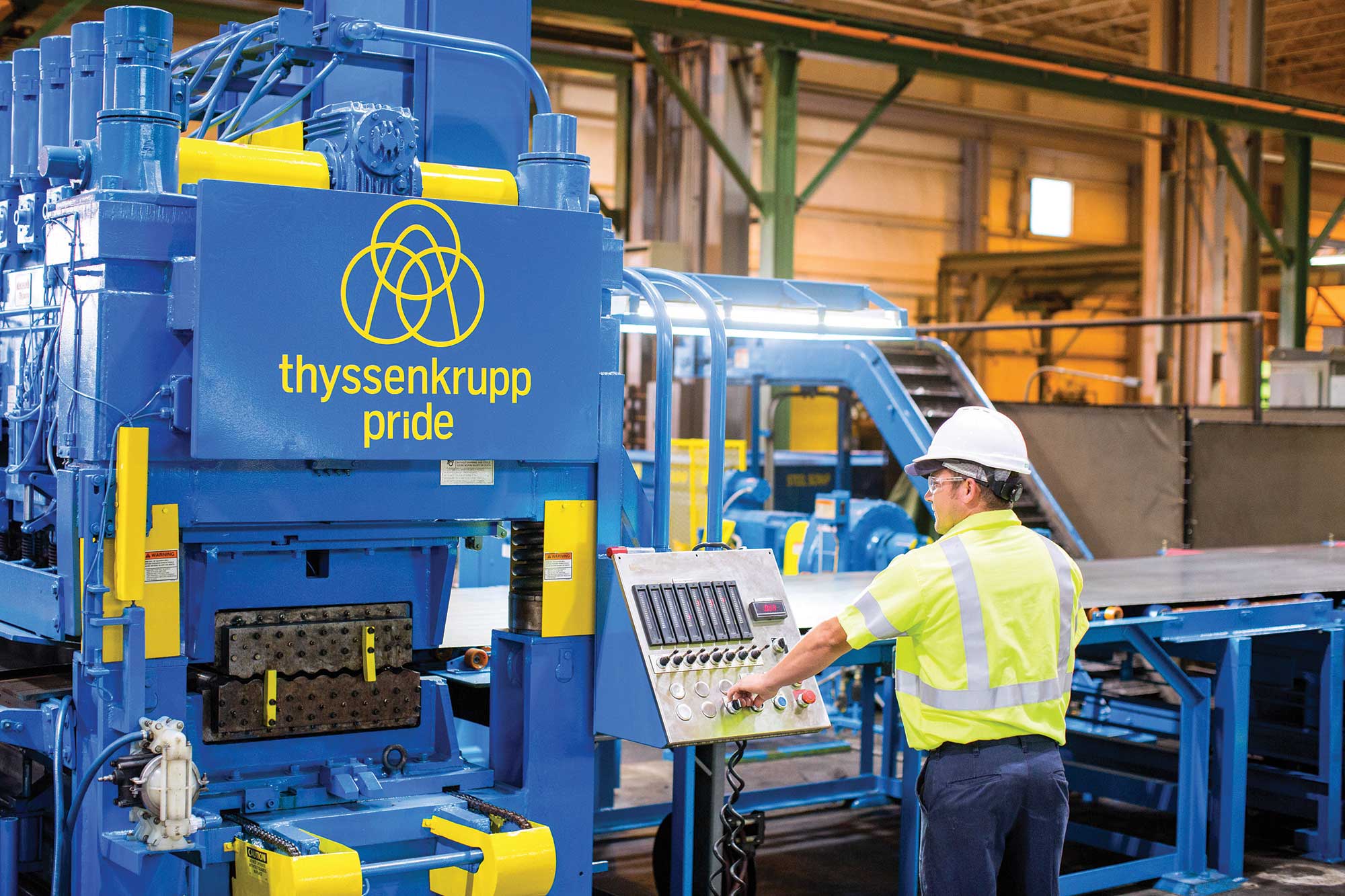 thyssenkrupp pride machine factory