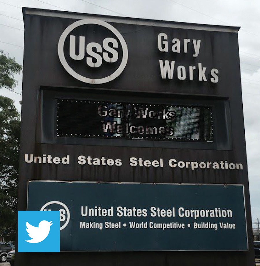 U.S.S Gary Works sign